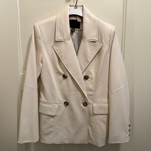Sanctuary Cream Tailored Blazer